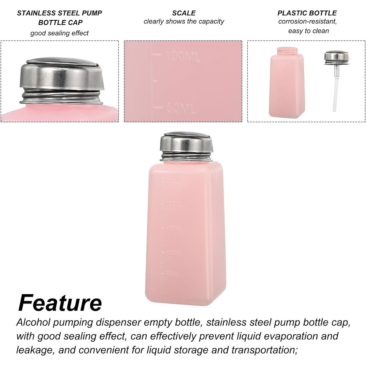 Solvent Alcohol Dispenser 250ml/8.5oz