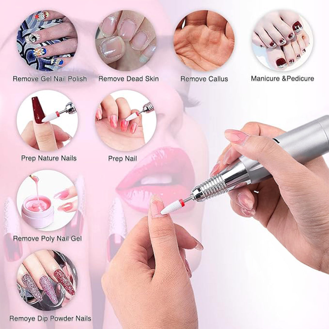 DNB Nail Drill P10 35000 RPM Portable Wireless