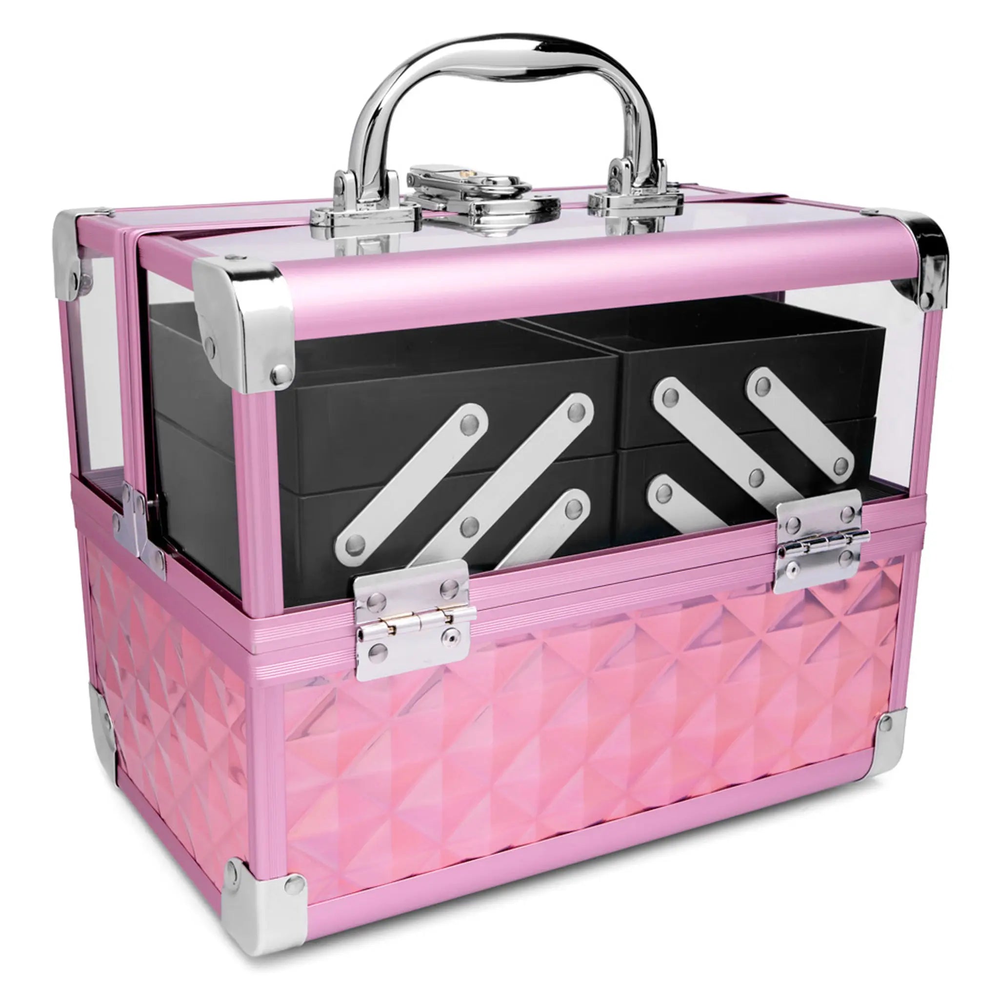 Portable Cosmetic & Nail Supply Organizer Case