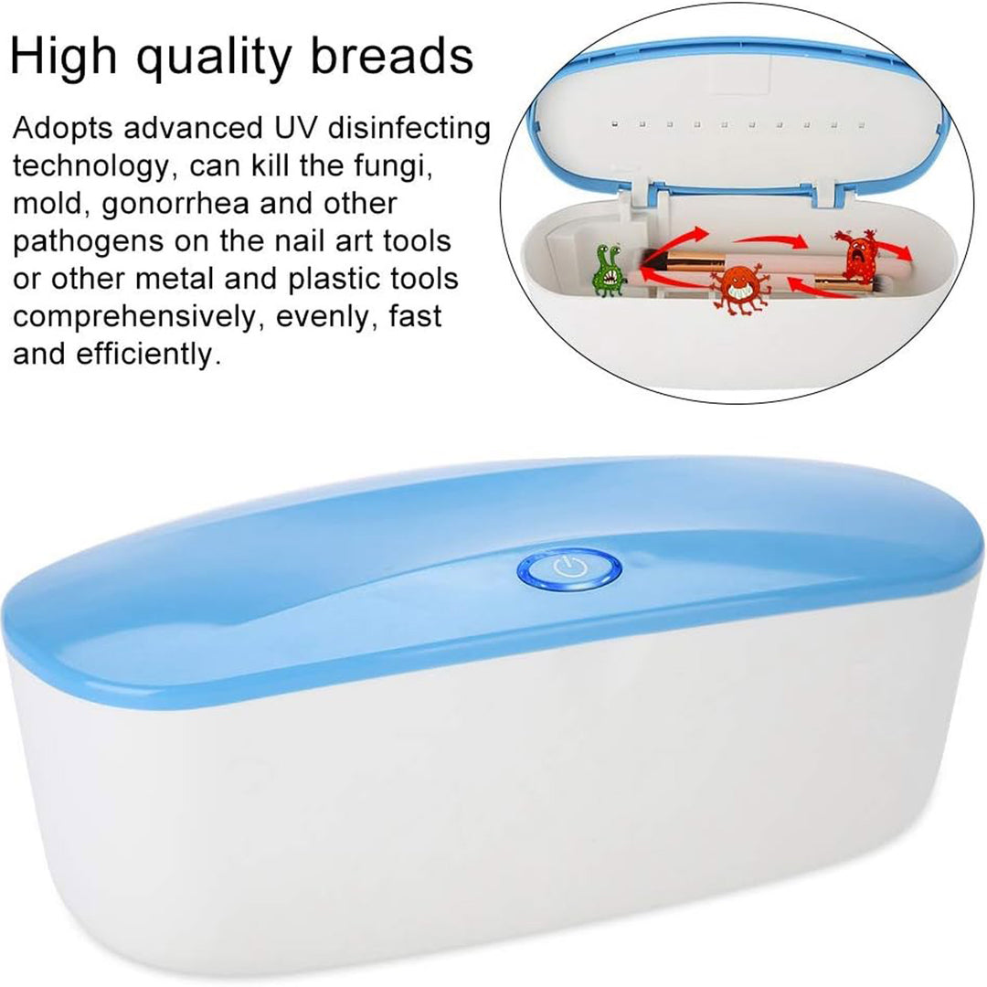 Beauty Tools Sterilizer, UV Cleaning Tool Disinfection Box with LED Light