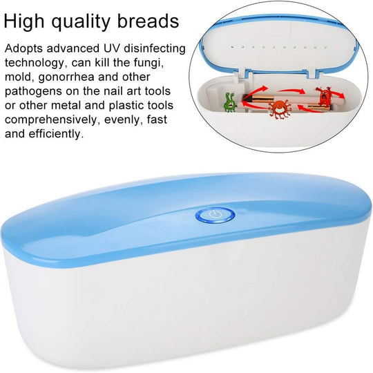 Beauty Tools Sterilizer, UV Cleaning Tool Disinfection Box with LED Light