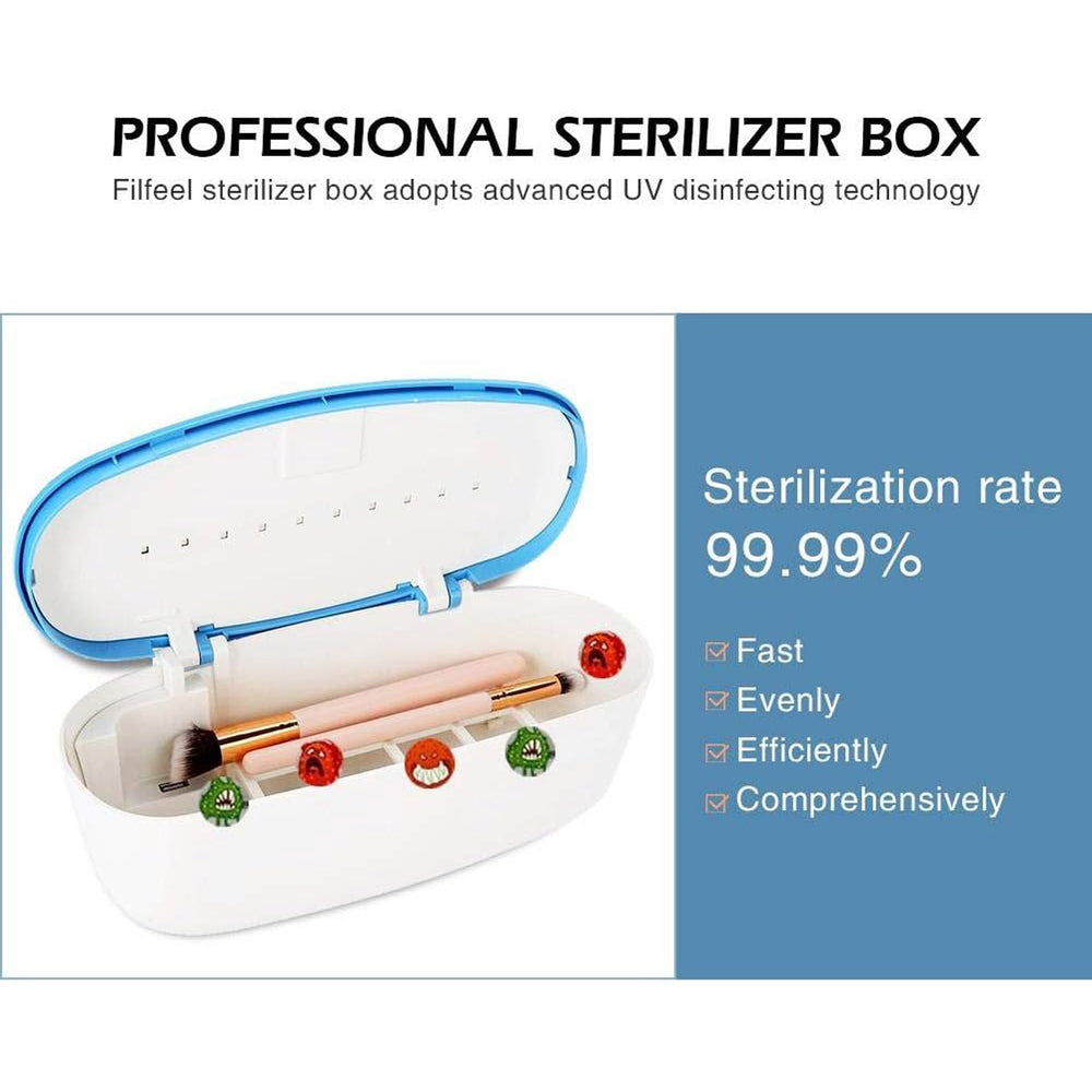 Beauty Tools Sterilizer, UV Cleaning Tool Disinfection Box with LED Light