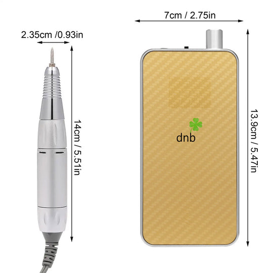DNB Professional Nail Drill Machine With Charging Base 35000RPM