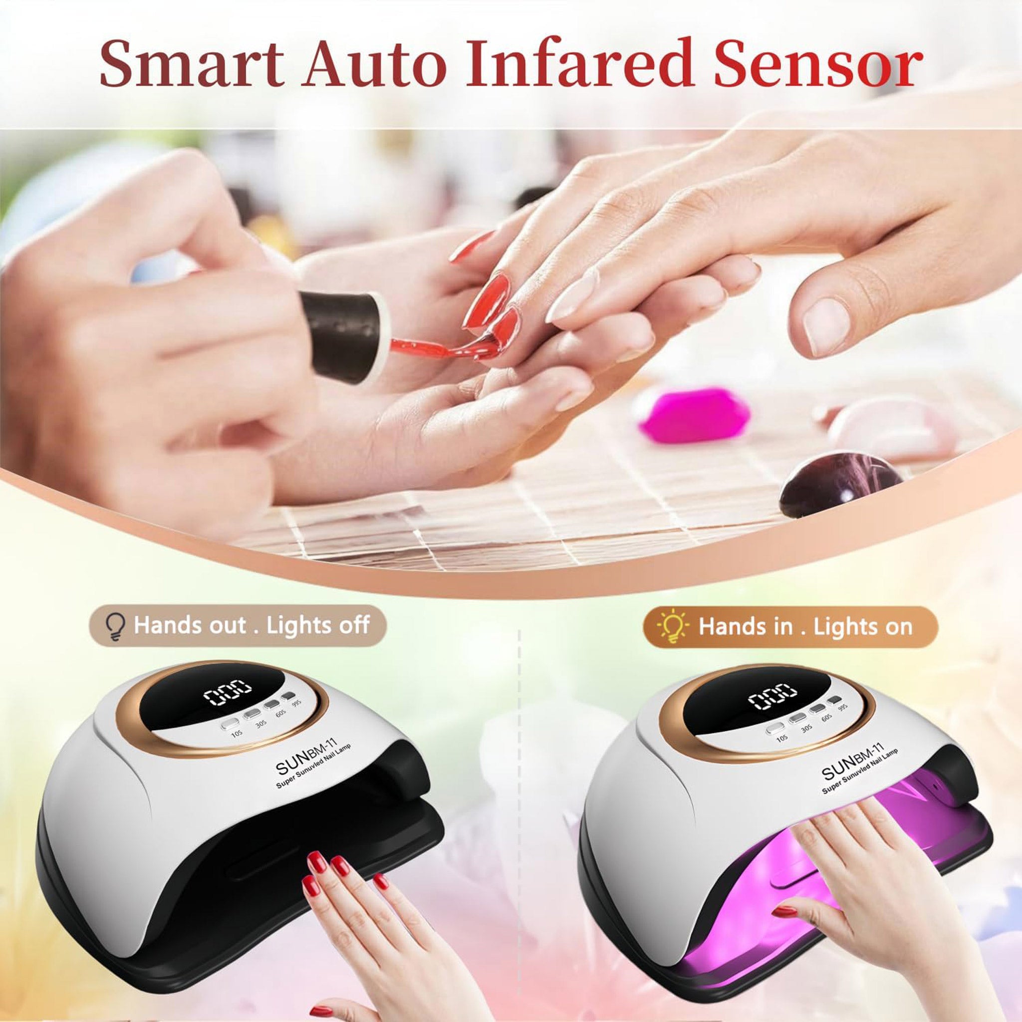 SUN BM-11 High Power 280W UV/LED Nail Lamp
