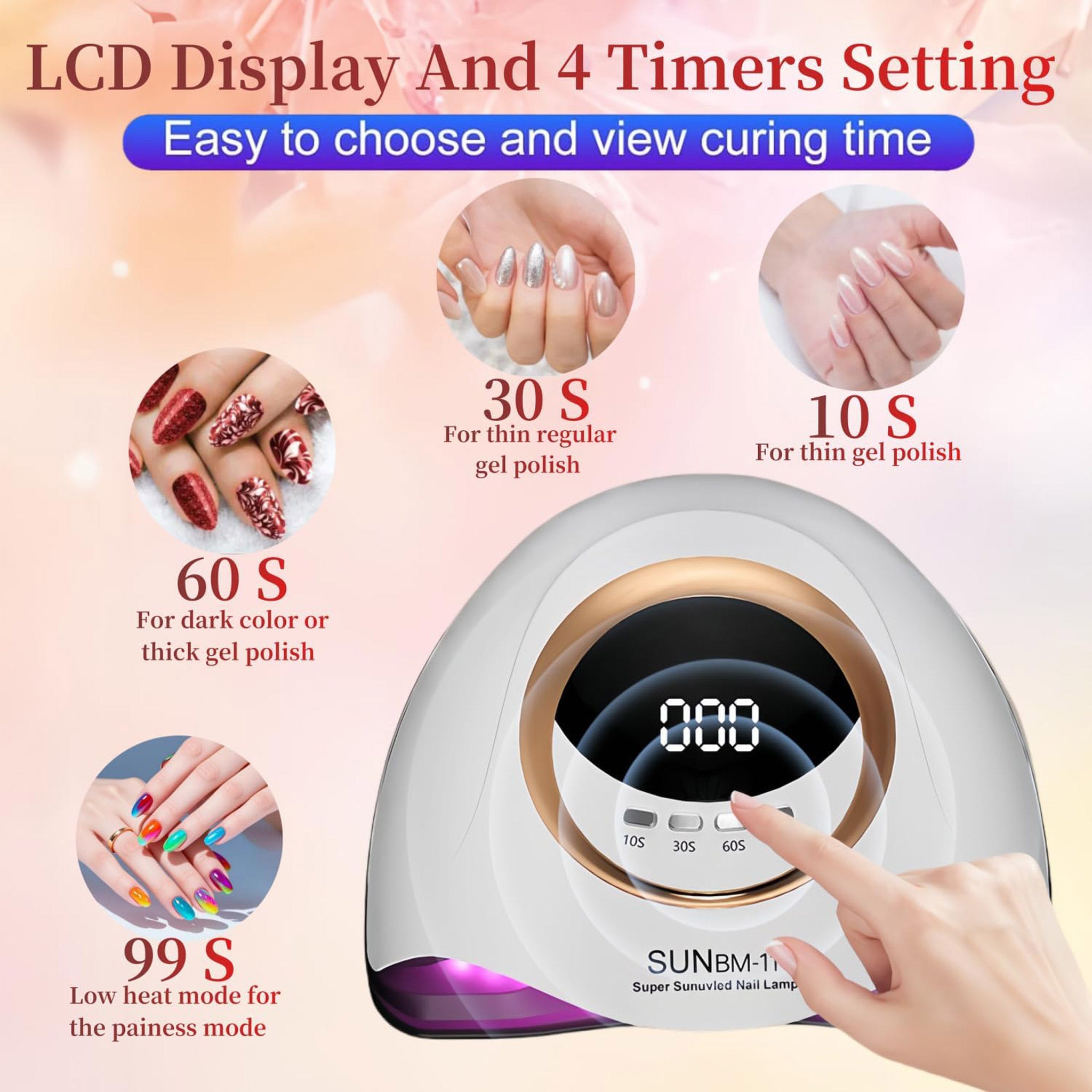 SUN BM-11 High Power 280W UV/LED Nail Lamp