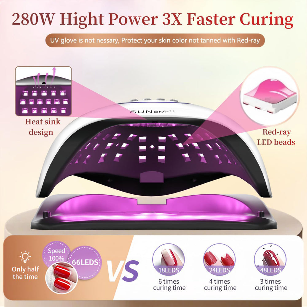 SUN BM-11 High Power 280W UV/LED Nail Lamp