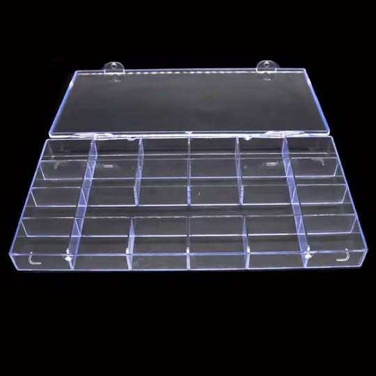 Clear Acrylic Rhinestone Storage Box