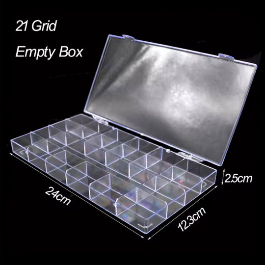 Clear Acrylic Rhinestone Storage Box