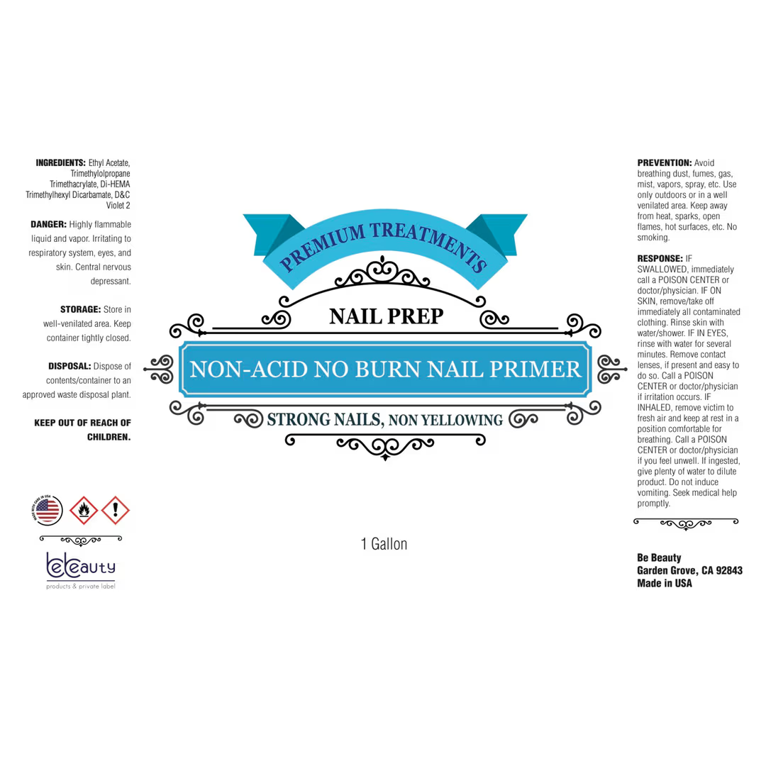 Non-Acid No Burn Nail Primer (1 Gallon)