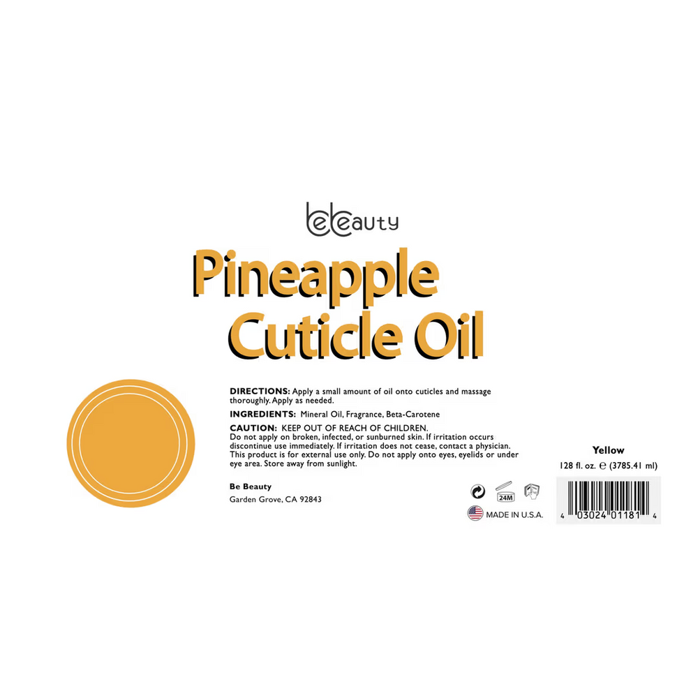 Yellow Pineapple Cuticle Oil (1 Gallon)