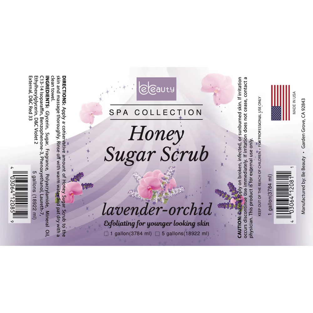 Be Beauty Lavender Orchid Honey Sugar Scrub