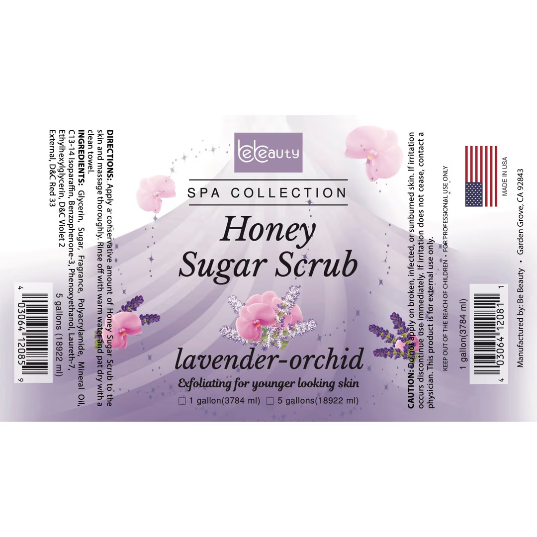 Be Beauty Lavender Orchid Honey Sugar Scrub