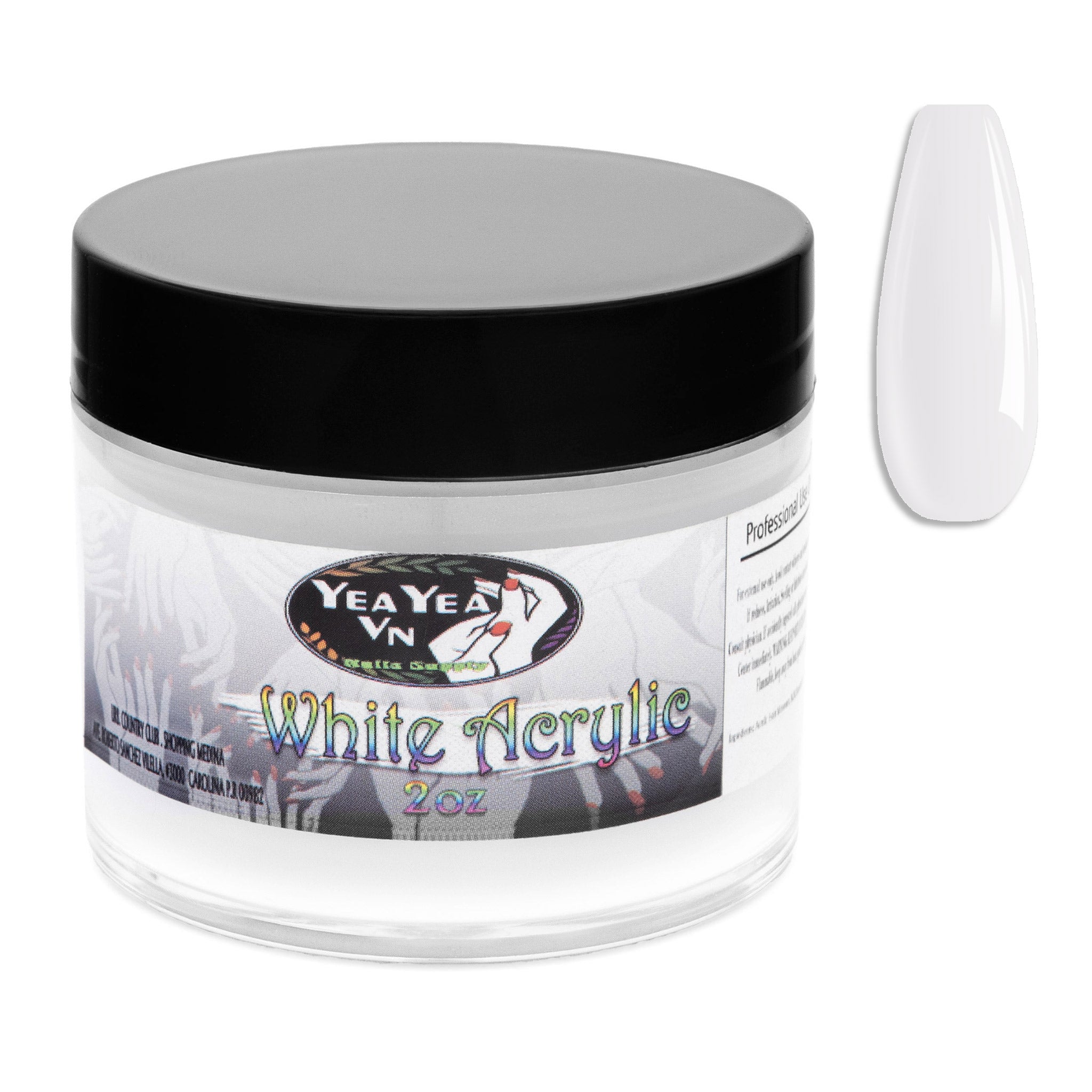 Acrylic Nail Powder White