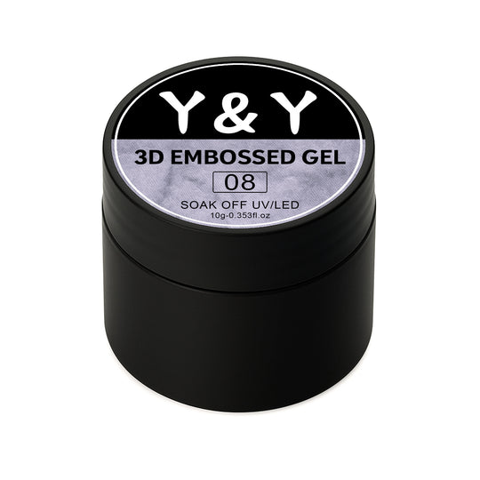 Y&Y 3D Embossed Gel #08