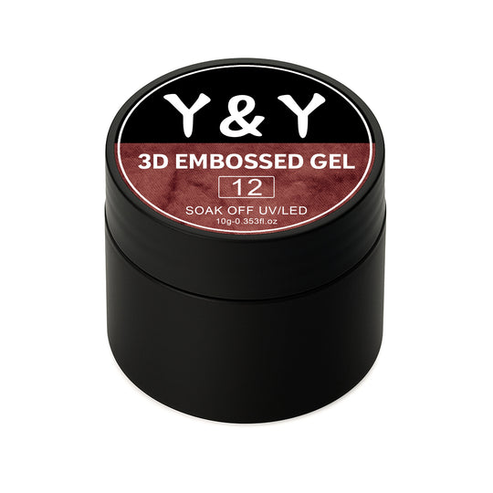 Y&Y 3D Embossed Gel #12