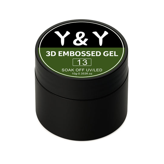 Y&Y 3D Embossed Gel #13