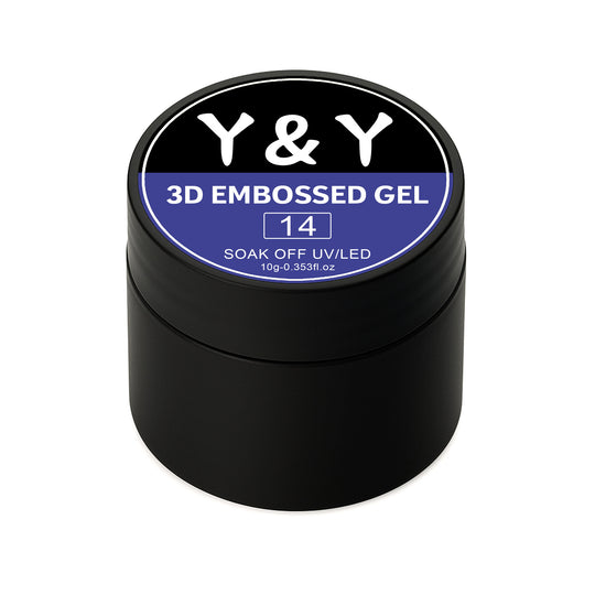 Y&Y 3D Embossed Gel #14