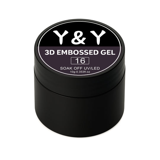 Y&Y 3D Embossed Gel #16