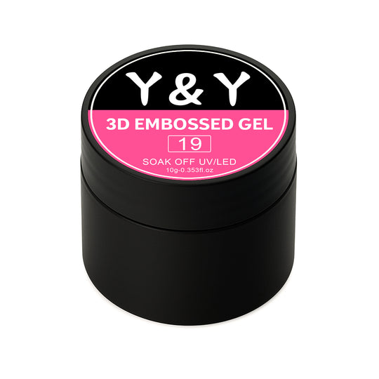 Y&Y 3D Embossed Gel #19