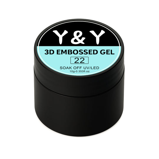 Y&Y 3D Embossed Gel #22