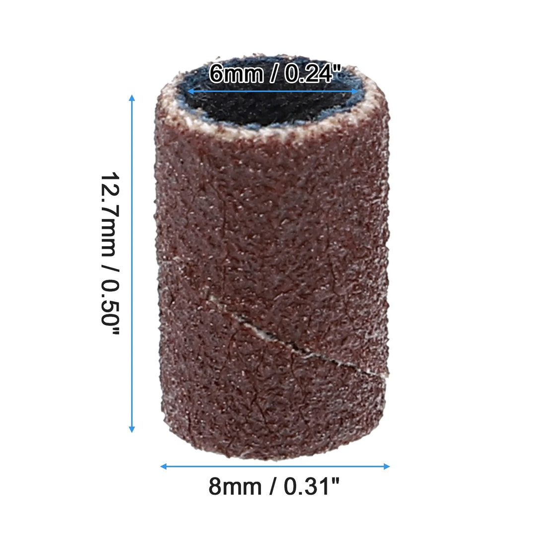 DNB Manicure Sanding Bands Brown (100PCS)