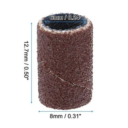 DNB Manicure Sanding Bands Brown (100PCS)