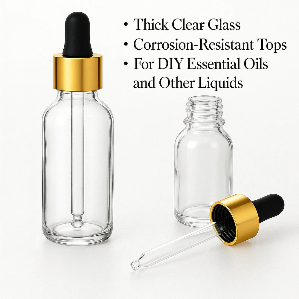 Glass Bottle with Dropper/or Spray lid