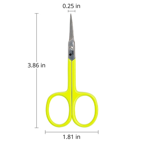Manicure Scissors with Curved Stainless Steel Blades