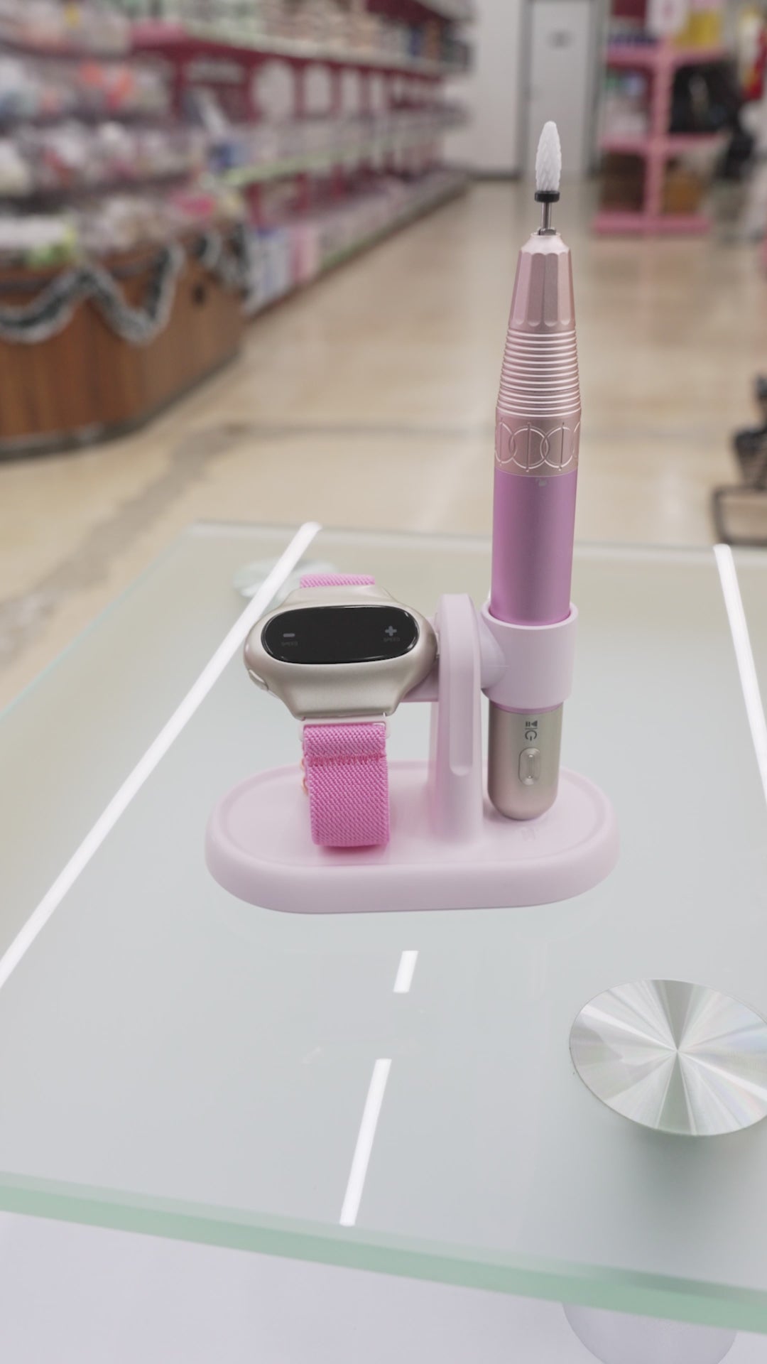 Portable Nail Drill Pen with Wireless Wrist Controller 35000RPM